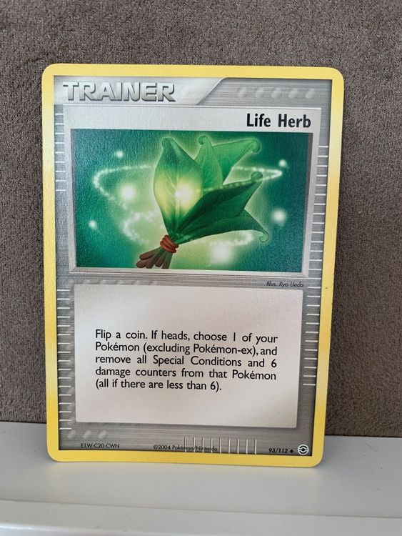Pokemon Life Herb EX FireRed & LeafGreen ENG 93/112 Kaufen auf Ricardo