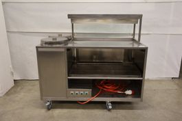 Gastro-Wagen Servierwagen Warmhaltefunktion Tellerwärmer