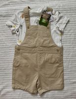 Baby Set Gr. 86 – NEU, kurze Latzhose & T-Shirt