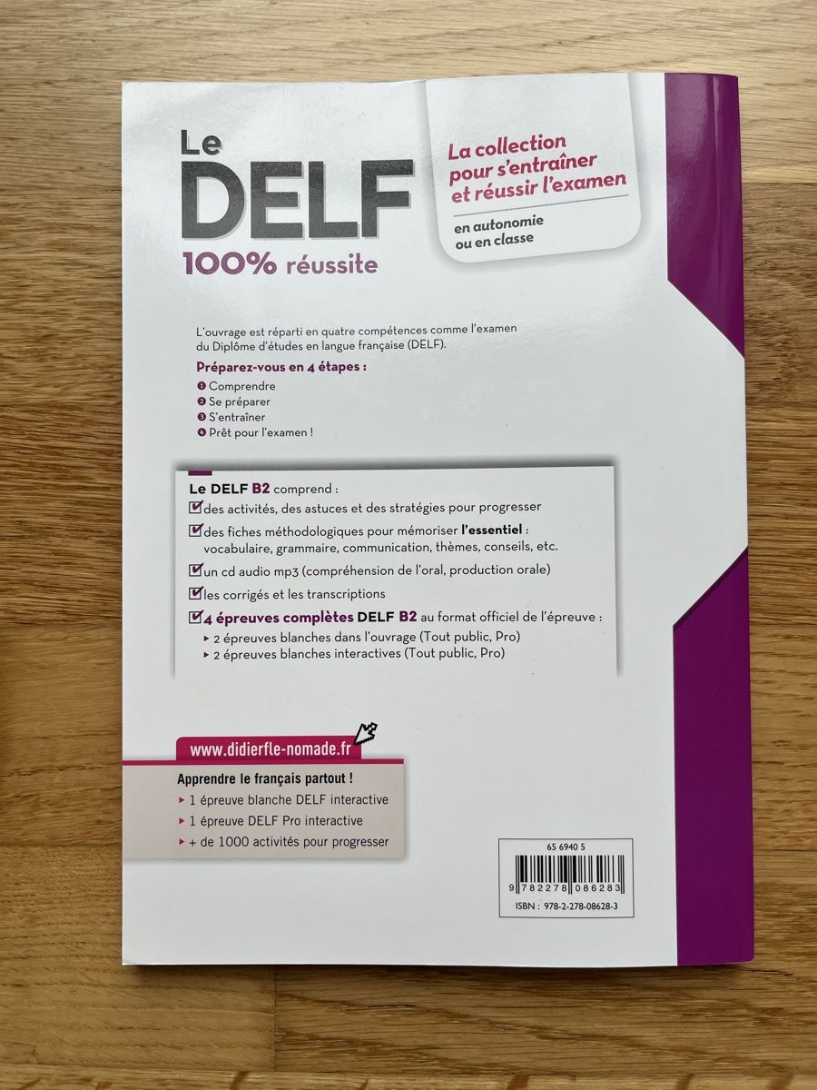 Libri: Le DELF B2, 100% réussite – Nuovo (secondo la descrizione) da Zürich venduto da yeti044 6
