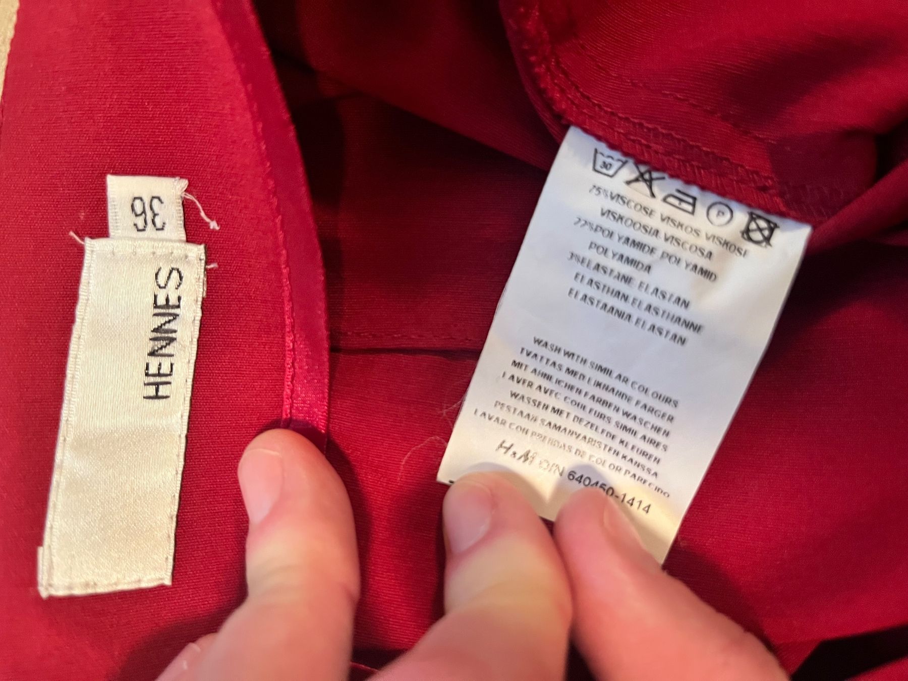 H&M Gonne: roter Minirock, Grösse 36 – Usato da Lugano venduto da sweetyd84 3