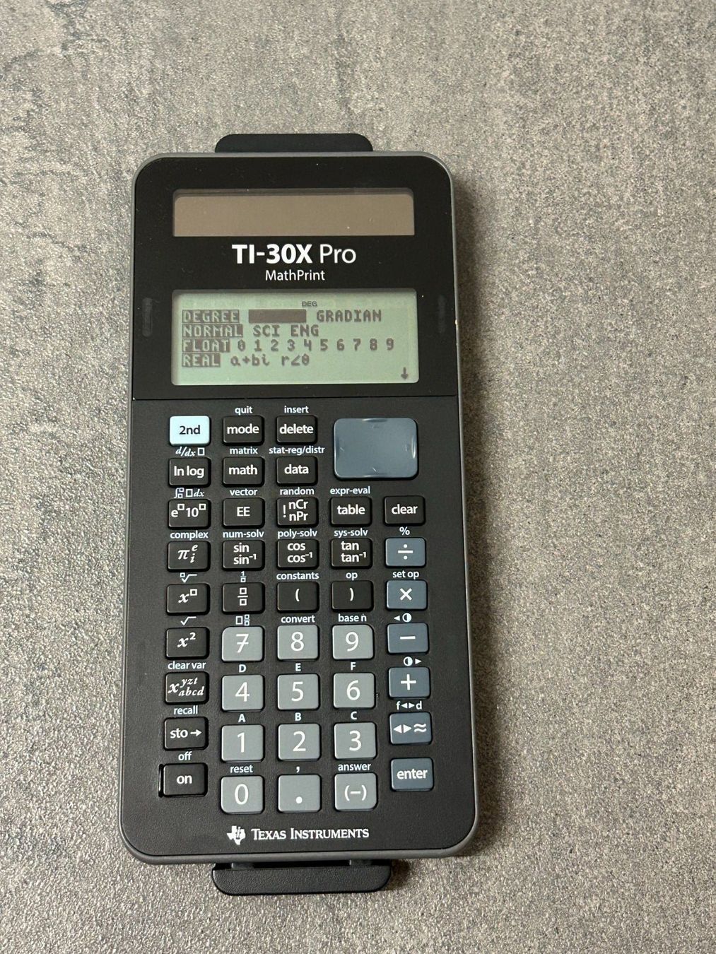 Texas Instruments Calcolatrici tascabili: Texas Instrument calculatrice TI-30X Pro Mathprint – Usato da Lausanne venduto da Weber1007 1