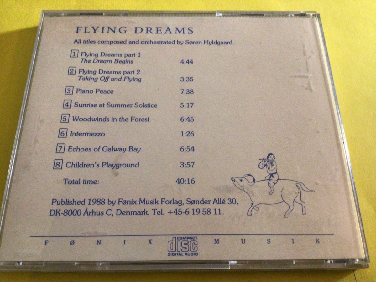 CD: Soren Hyldgaard - Flying Dreams - CD 1993 – Usato da Steinach venduto da Quarkie 2