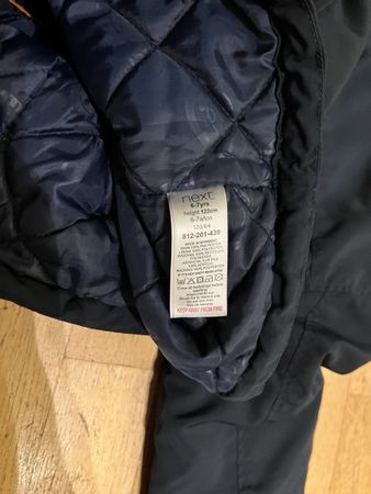 Winterjacke Next dunkelblau Grösse 122 guter Zustand