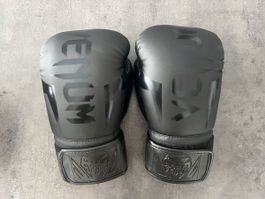 Venum Elite Boxhandschuhe 10 oz – Schwarz – Neu & ungetragen