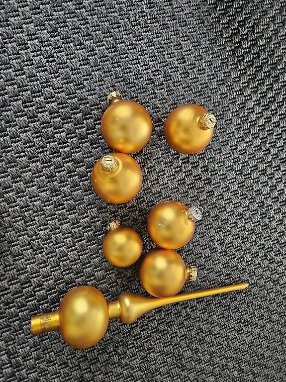 Tutte le decorazioni: Gelb/Goldener Weihnachtsbaumschmuck – Usato da Affoltern am Albis venduto da rahelvolli 1