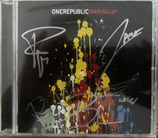 OneRepublic "Waking Up" CD Album mit Unterschriften der Band