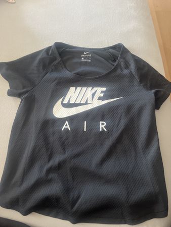 Nike Air Dri-FIT Sport T-Shirt, Schwarz, Grösse S! Top!