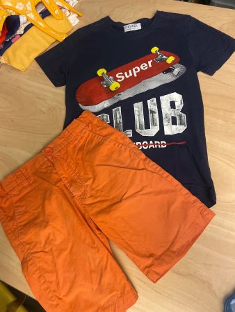 Cooles Sommerkleider Set G.122/128👦🏻