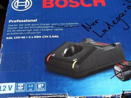 Bosch Professional Ladegerät & 1 Akku 2 Ah 12V GBA