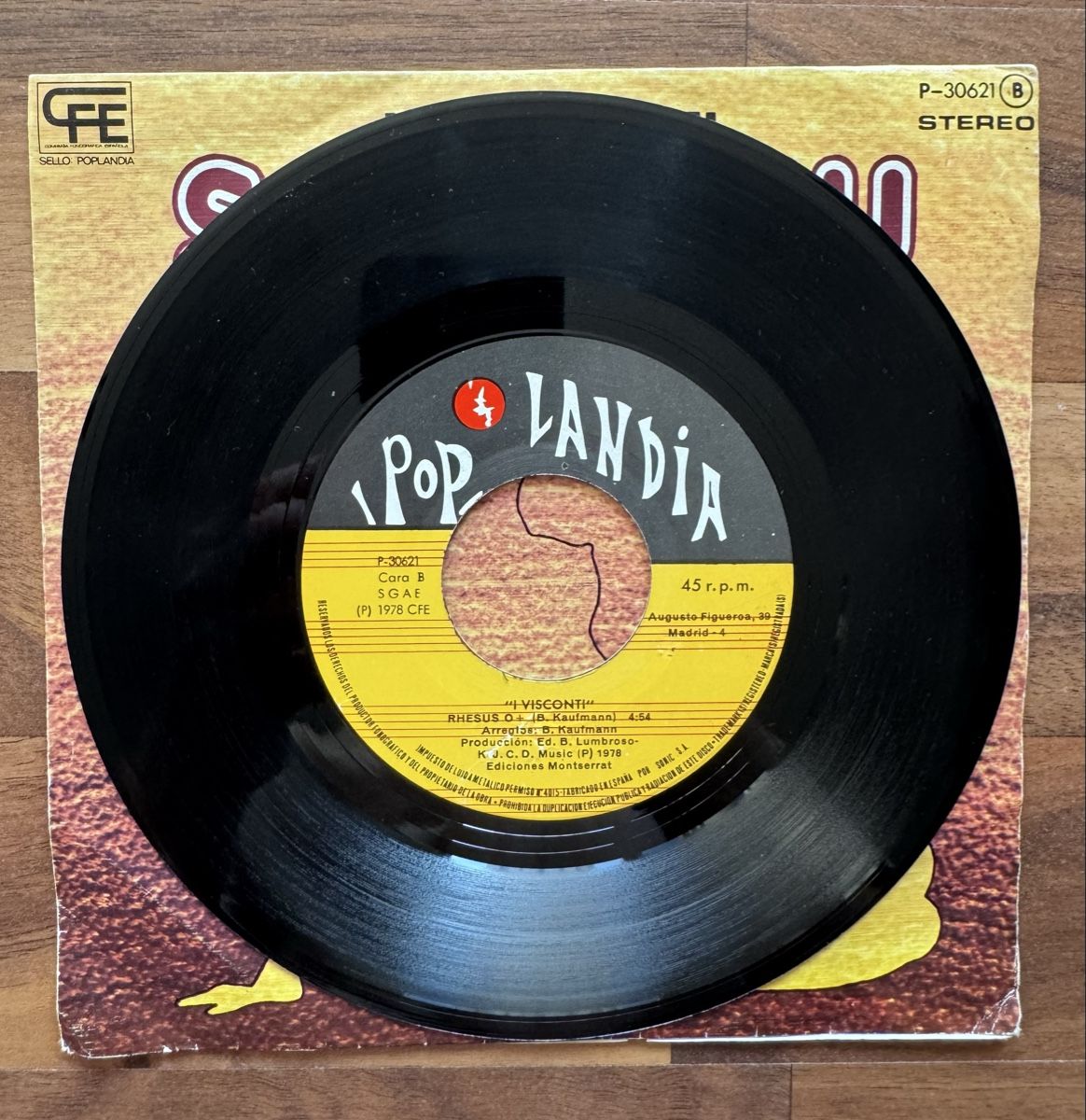 Schallplatten: I Visconto - Solo Tu - 7" Single - 70s – Gebraucht aus Rorbas von BlackstarRecords 2