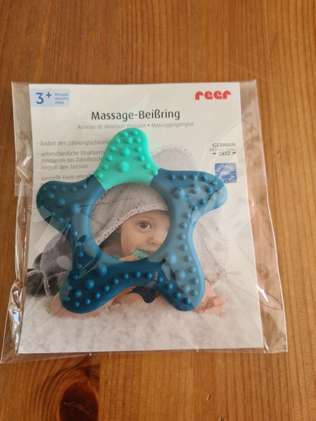 Succhiotti & catenelle porta ciuccio: Massage-Beissring reer, Neu – Nuovo e nell'imballaggio originale da Horw venduto da Mirii91