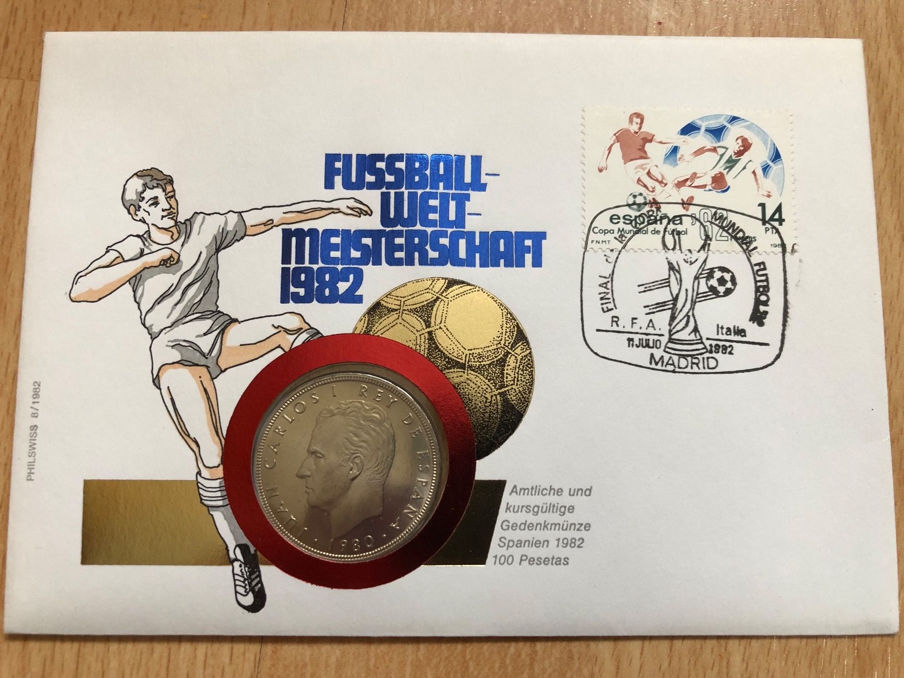 Médailles: Fussball Weltmeisterschaft 1982 – D'occasion à Bennau par Wjoni