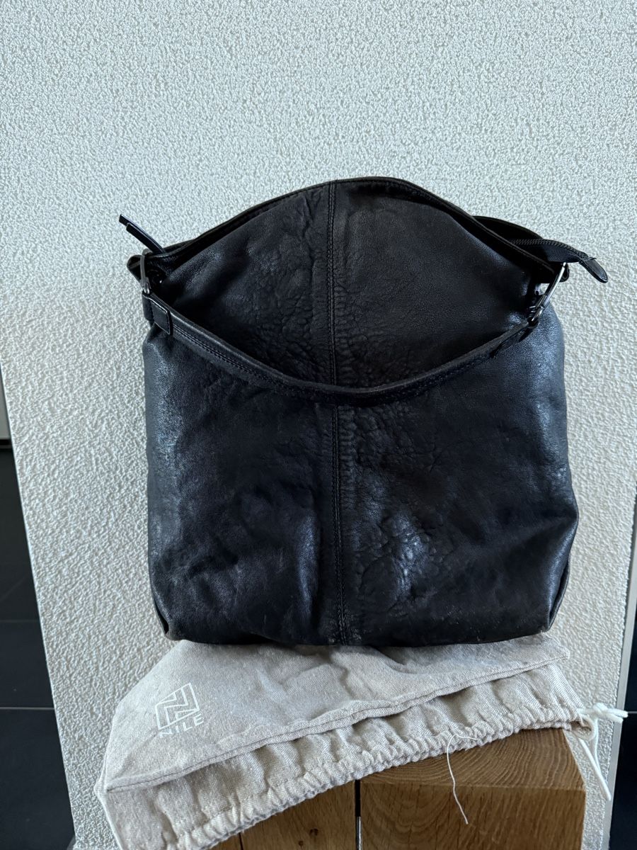 Nile Borse da donna: Nile Lagenlook Ledertasche  Staubbeutel – Usato da Sirnach venduto da sirni 1