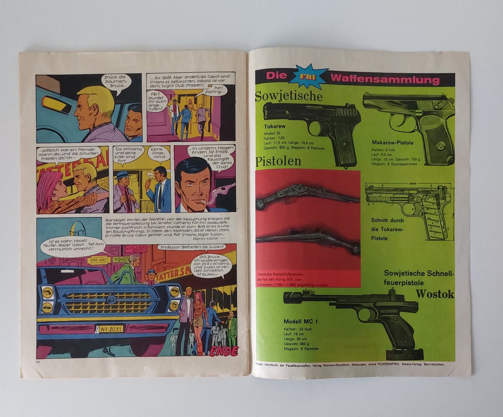 Fumetti: FBI Nr. 2 Tödlicher Schnee Moewig Verlag Comic – Usato da Schenkon venduto da Uhu007 5