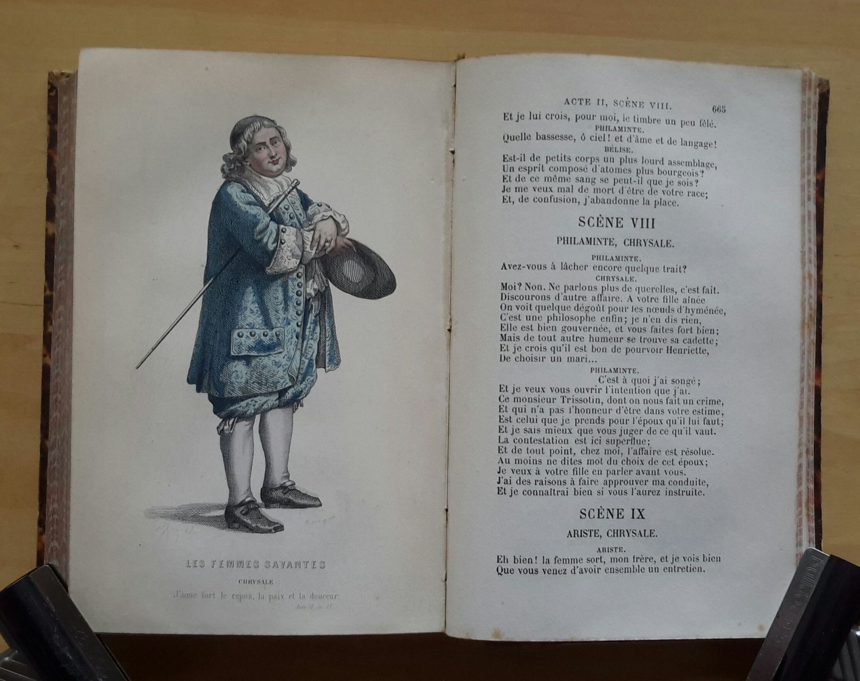 Libri: Oeuvres complètes de Molière , 2 Vols, Paris ca. 1900 . – Usato da Burgdorf venduto da Olli.34 7
