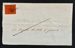 FALTBRIEF FRANCO BOLLO POSTALE 10CENT VON 1869