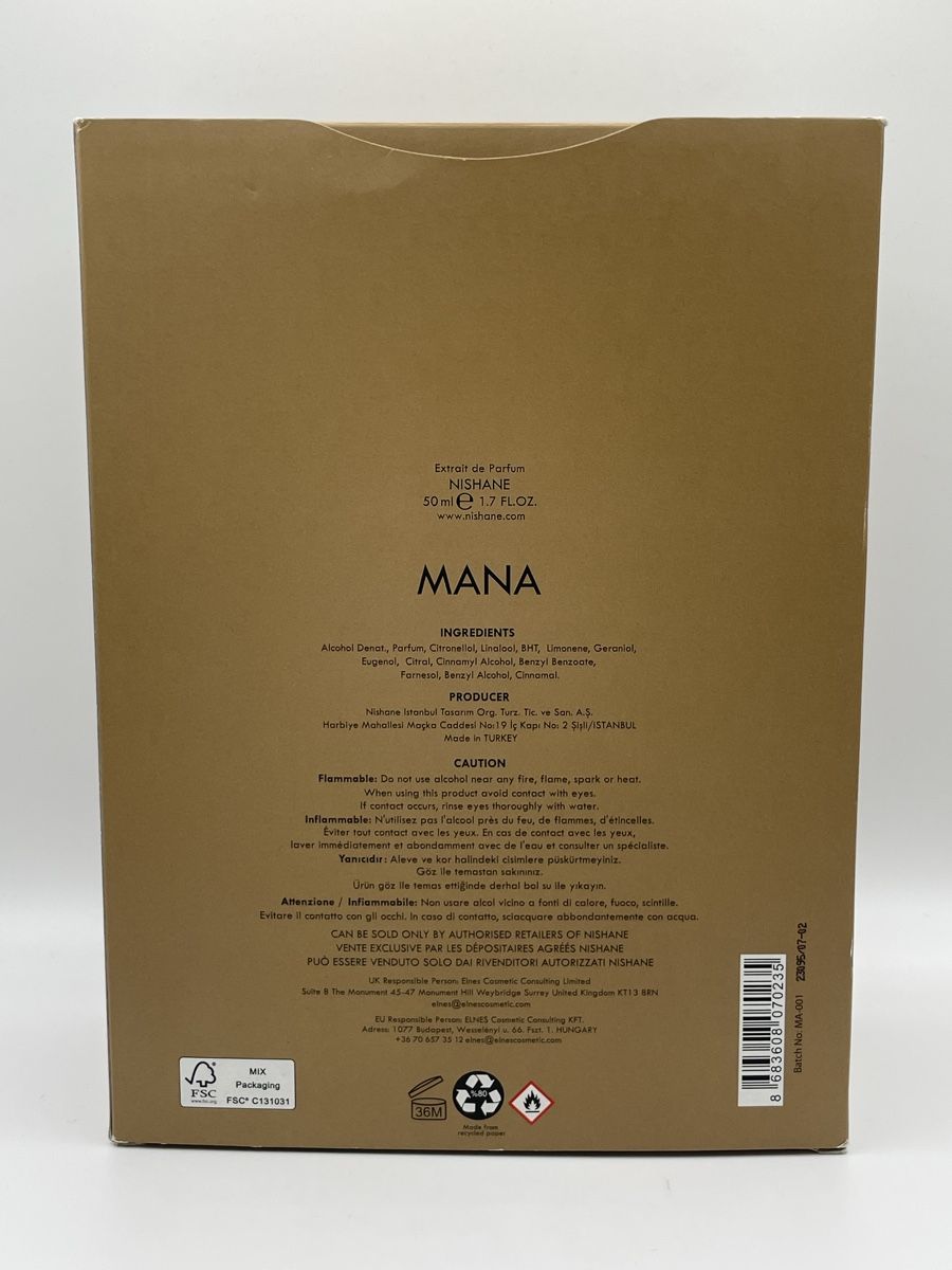 Nishane Parfum & Eau de Toilette: Nishane - Mana – Gebraucht aus Frenkendorf von Sakima1 4