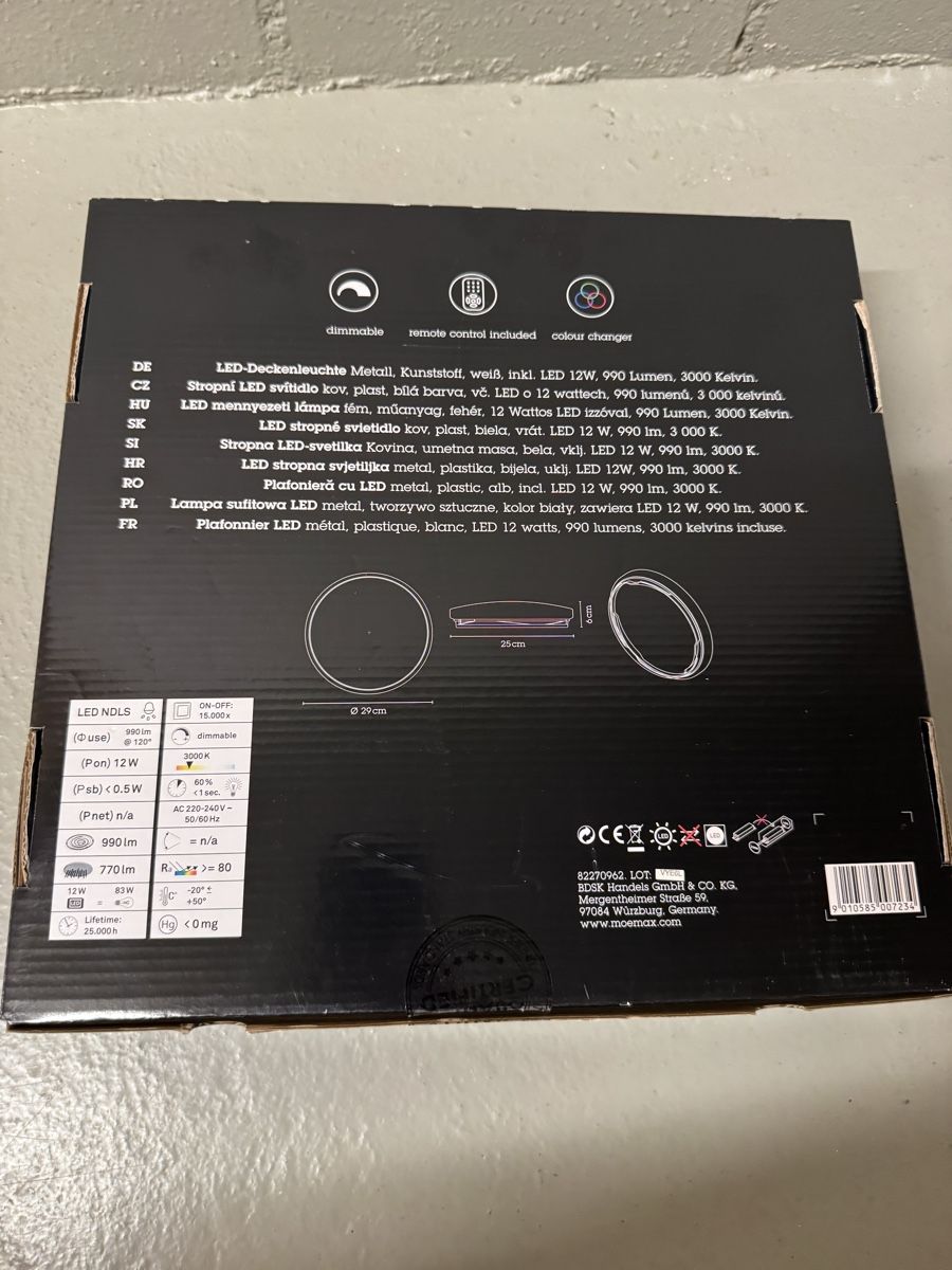 Lustres & lampes de plafonds: LED - Deckenleuchte – Neuf avec emballage d'origine à Zürich par MaSte 2