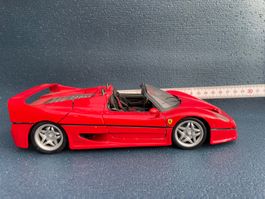Modellauto Ferrari F50 rot Massstab 1:18 gebraucht