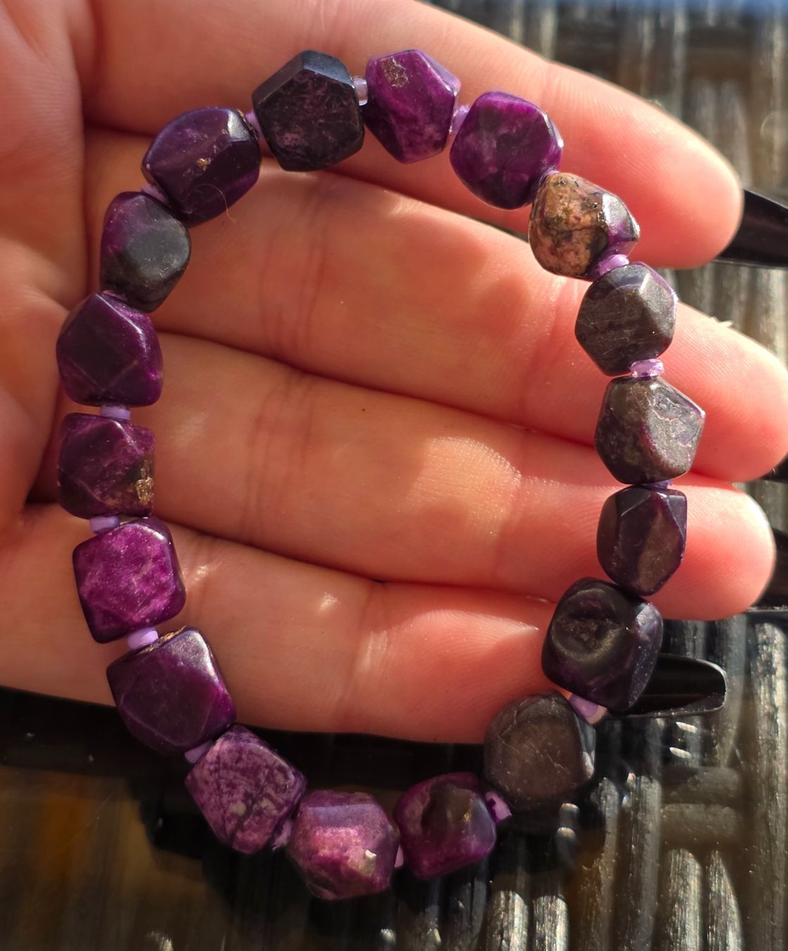 Minerali & Pietre curative: Stichtit Freiform Armband D – Nuovo e nell'imballaggio originale da Matzingen venduto da Shay_Crystalz