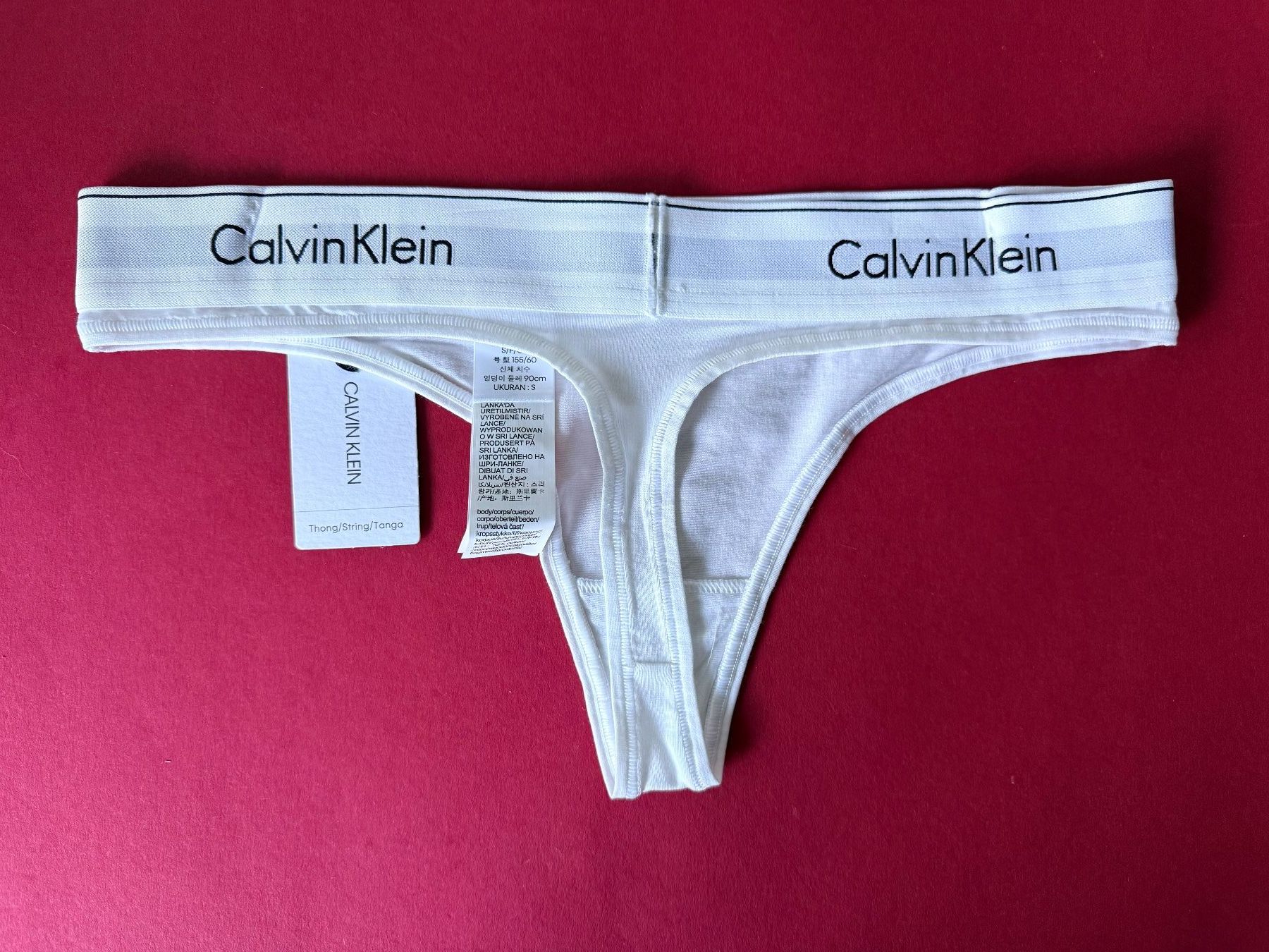 Calvin Klein Sonstige Unterwäsche: String, CALVIN KLEIN, Grösse S, 3 Stück in Weiss – Neu und originalverpackt aus Rudolfstetten von gst_g7xl 4