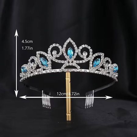 Prinzessin Krone blau