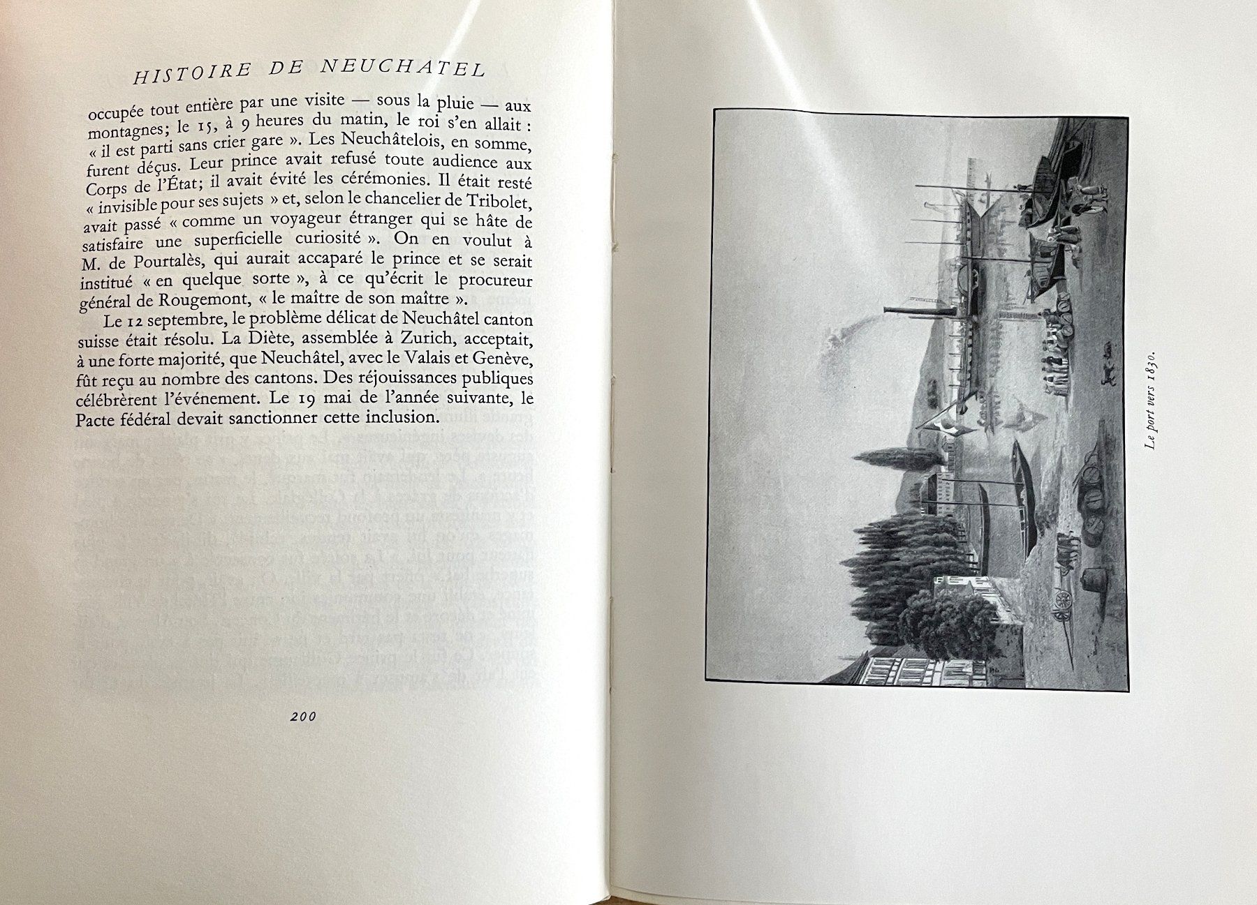 Bücher: Neuchâtel - Histoire d'une cité - 1946 Charly Guyot – Gebraucht aus Savagnier von Ne2065 4