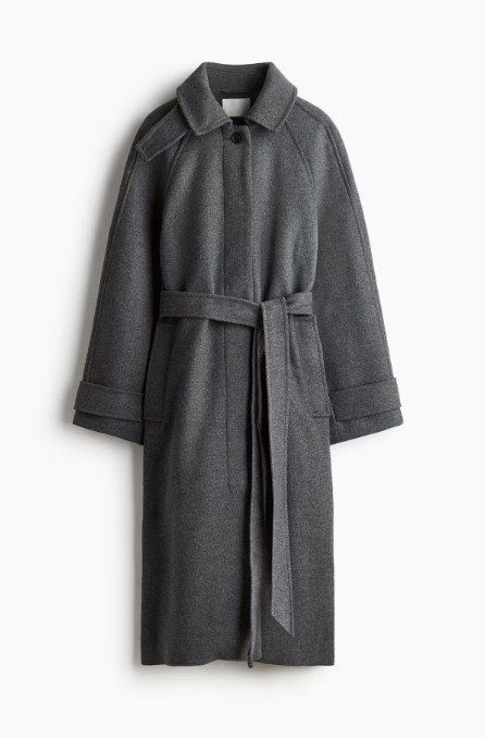 H&M Cappotti: HM Mantel mit Bindegürtel – Nuovo e nell'imballaggio originale da Stallikon venduto da ulv_k7jj