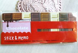 ♥ Chocolat Schokolade Schoggi  scrapbooking note ♥  post-it