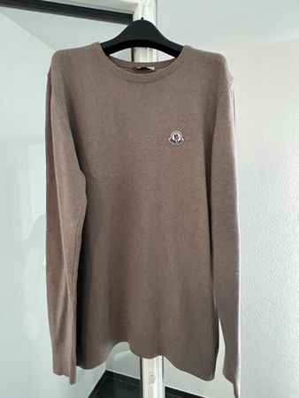 Herren Pullover Moncler Baumwolle braun Gr. M