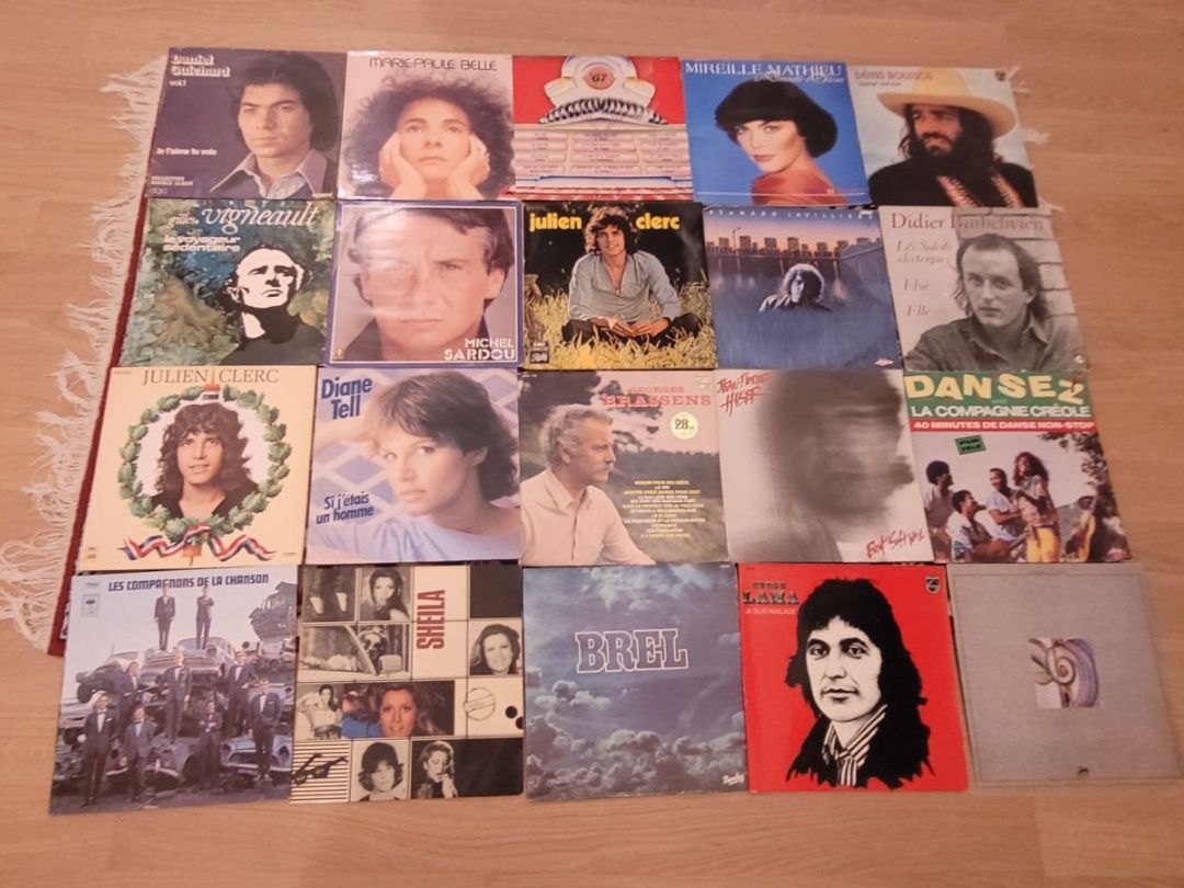 Schallplatten: 20 LP  Divers Français – Gebraucht aus Martigny von MZ-67