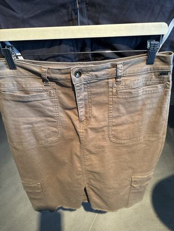 Jeansjupe braun Nile