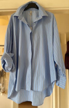 CHEMISE OVERSIZE MIXT COTON! M