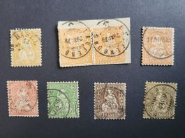 Sitzende Helvetia Nr. 32 - 36