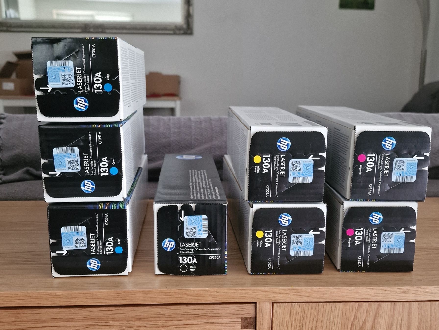Cartucce per stampanti & toner: 8x HP Laserjet 130A Original Toner  – Nuovo e nell'imballaggio originale da Marbach SG venduto da Khan66