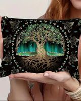 Nessesaire-Kosmetiktasche-Kulturbeutel-Baum des Lebens