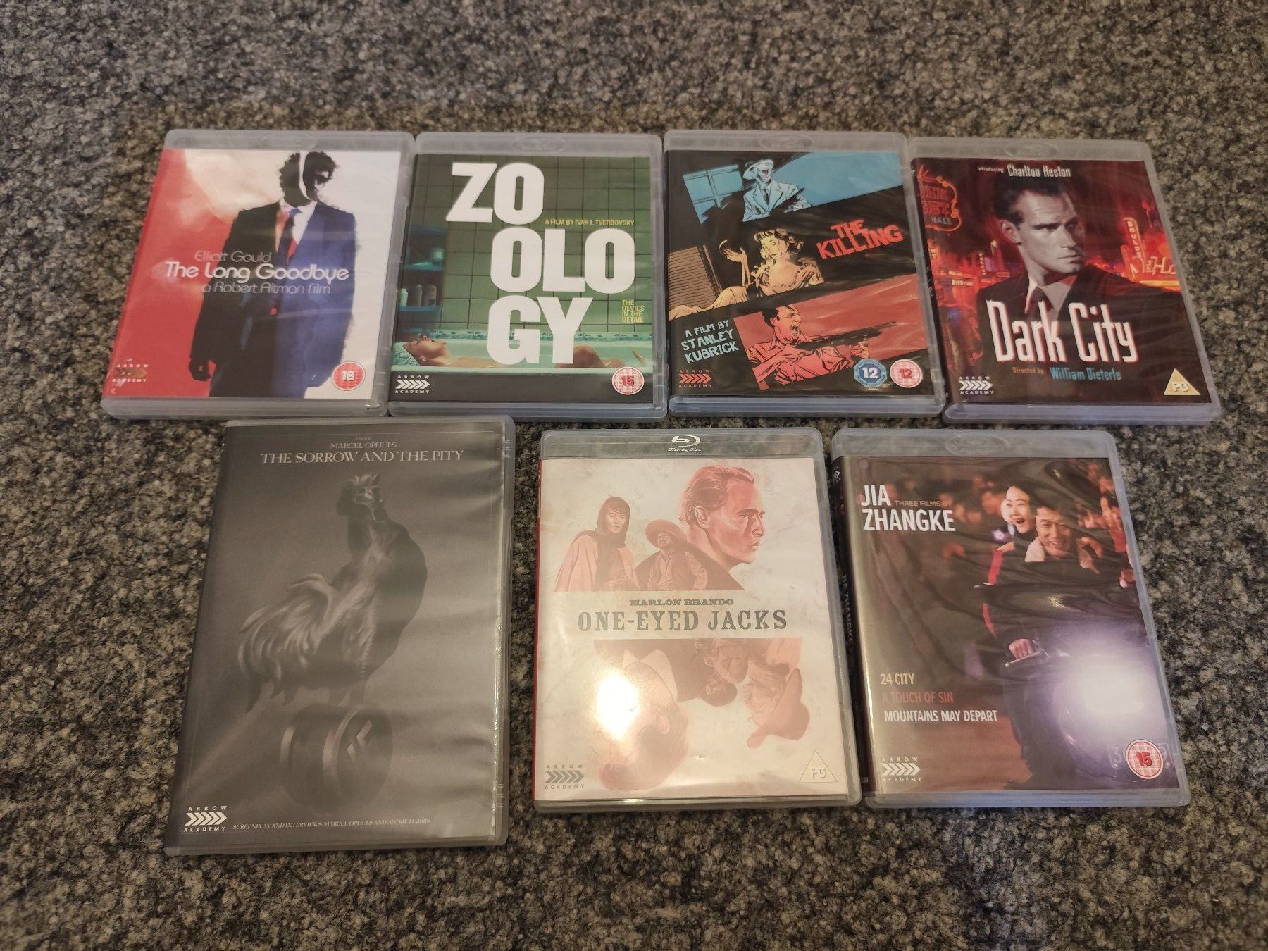 Alle DVDs: 6x Bluray + 1 DVD Arrow Academy UK – Neu (gemäss Beschreibung) aus Zofingen von Debohli