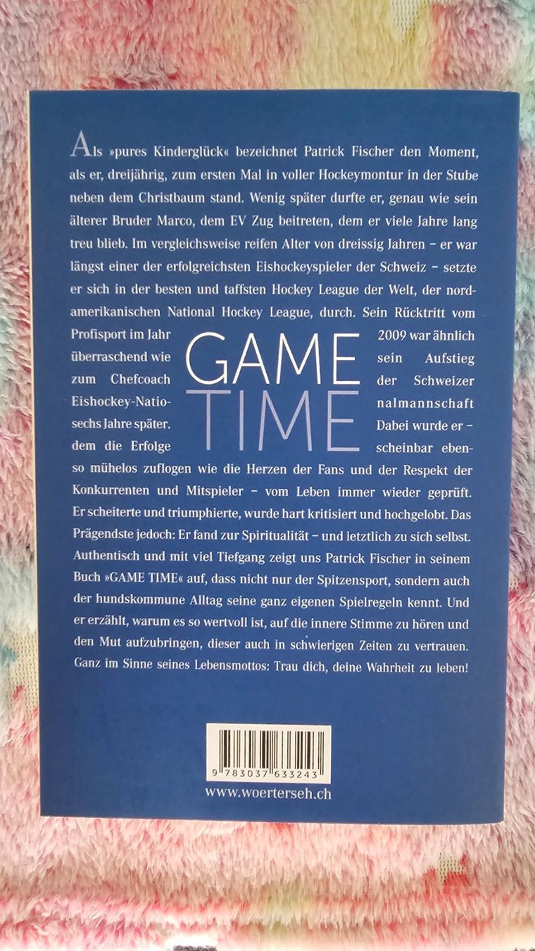 Libri: Patrick Fischer Game Time - Bestseller Buch – Nuovo (secondo la descrizione) da Klingnau venduto da anduril_25 1