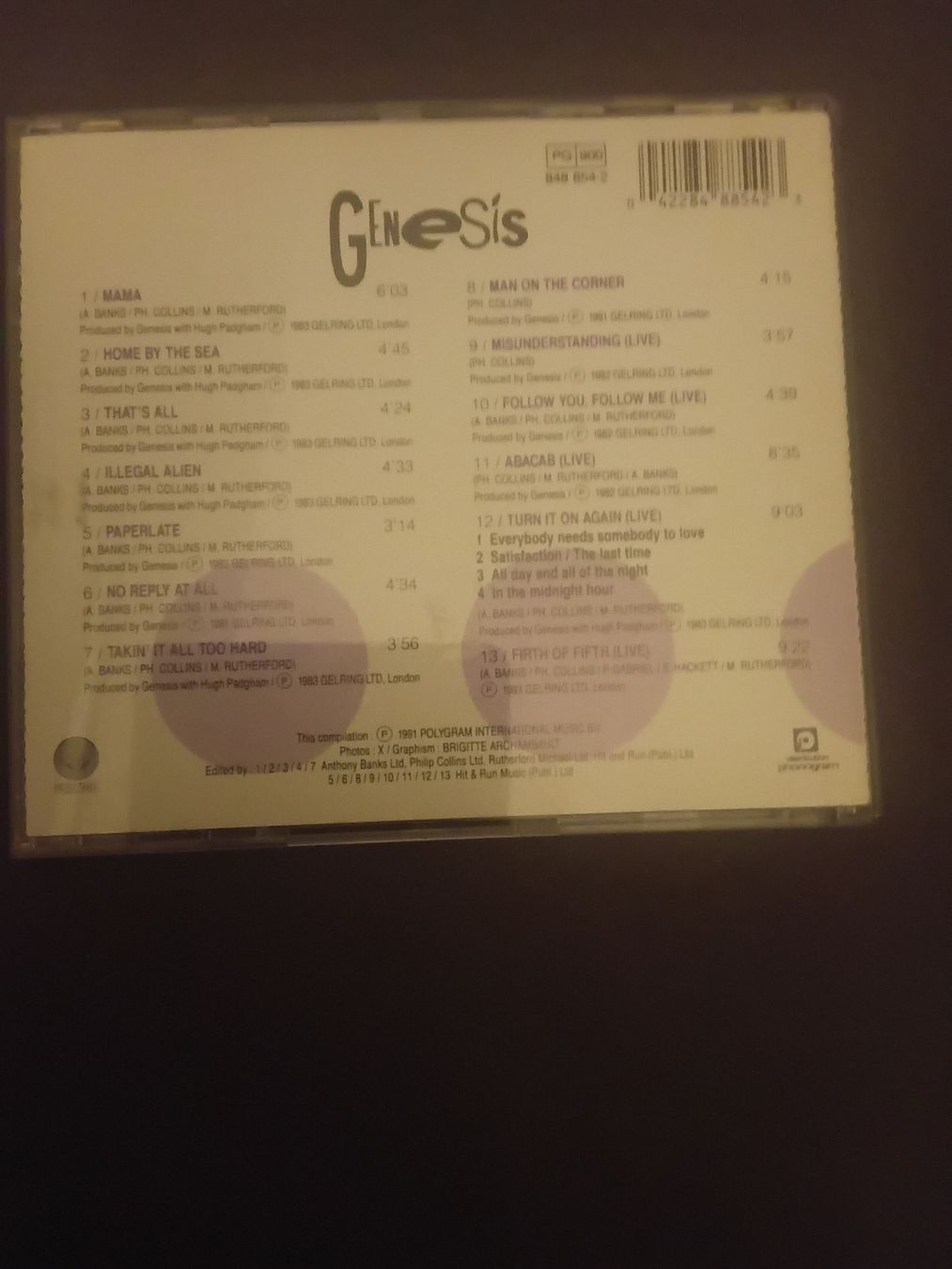 CD: Genesis – Usato da Liebefeld venduto da CD-Urs 1