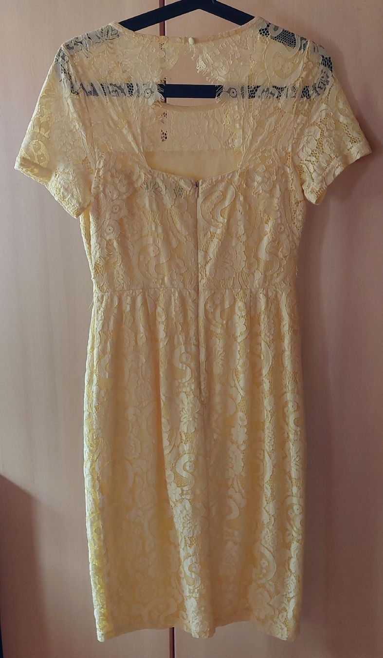 Dorothy Perkins Robes: Kleid Dorothy Perkins Gelb Spitze 38 – D'occasion à Schmidrüti par Novemberchind 1
