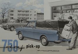 PROSPEKT  | DAF 750 PICK-UP - VARIOMATIC | AB 12.1961 - DE