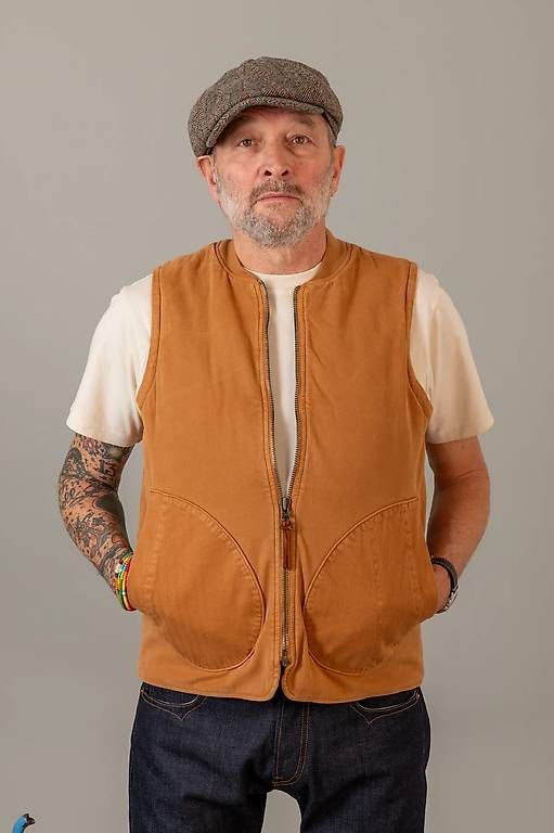 Gilet & Giacche: Hen's Teeth PADDED CANVAS VEST – Nuovo e nell'imballaggio originale da Goldau venduto da locherrogerio