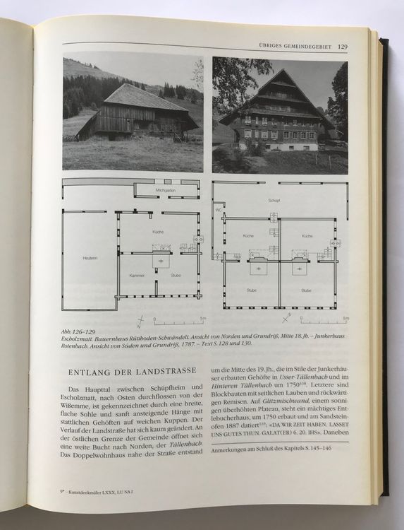Die Kunstdenkmäler des Kantons Luzern, Band I + II 4