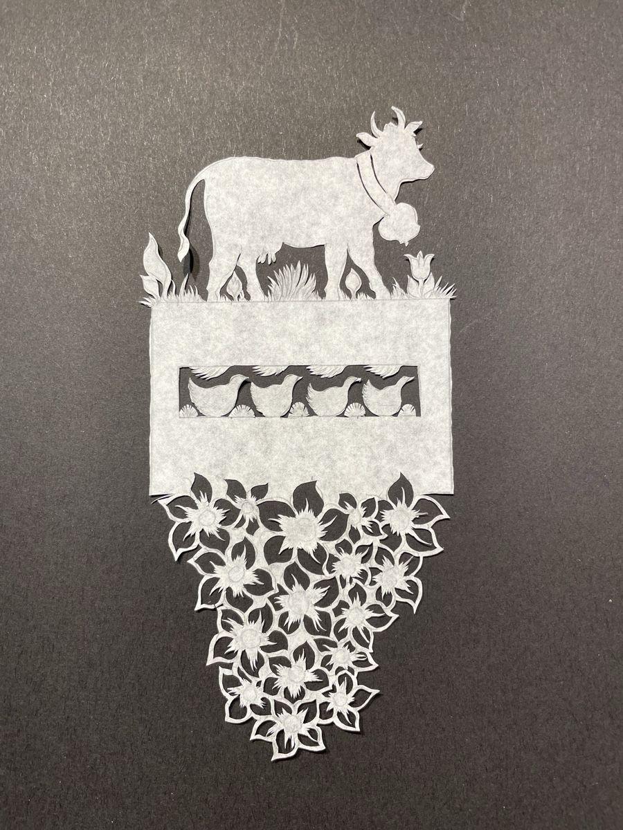 Grafica & Litografie: Scherenschnitt von Anita Buri – Nuovo (secondo la descrizione) da Konolfingen venduto da Bern-75 9