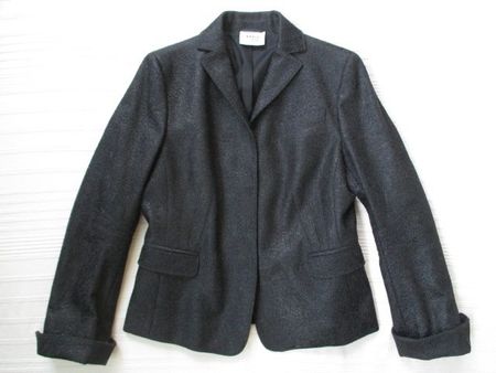 AKRIS punto - Kostüm Metallic Jacke mit Rock Gr. 40