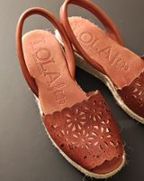 LOLA Sandalen Leder braun Grösse 40 neuwertiger Zustand