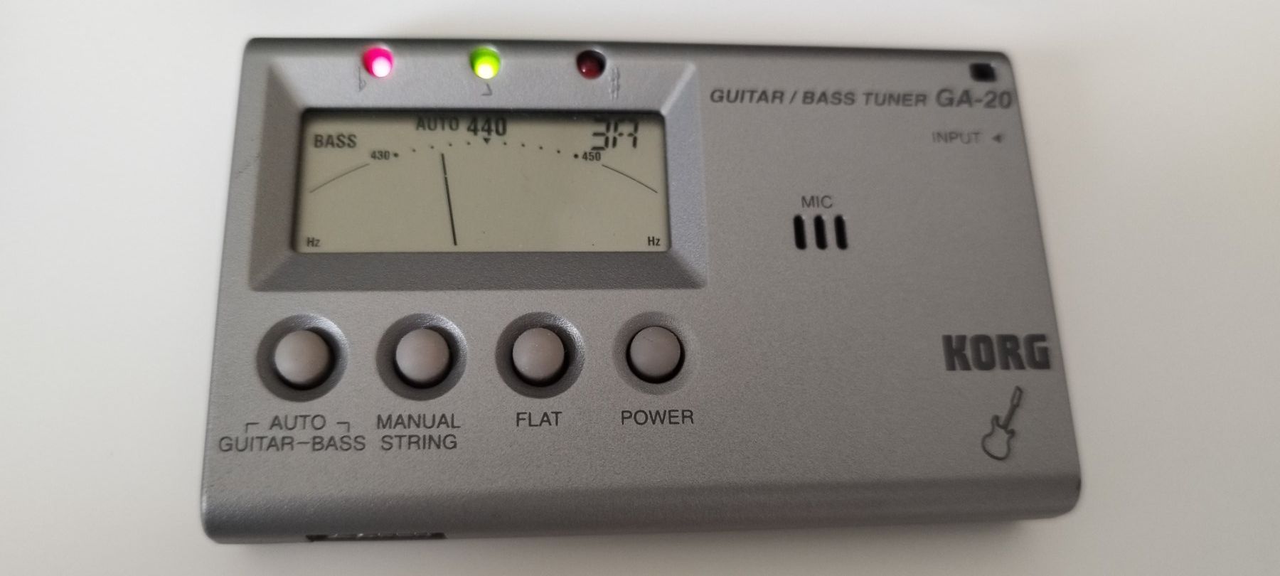 Korg Messen: Korg Bass Guitar Tuner GA20 – Neu (gemäss Beschreibung) aus Rickenbach LU von Florledoh