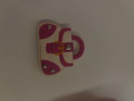 Magnet Handtäschli, neuwertig, rosa/weiss, top Zustand!