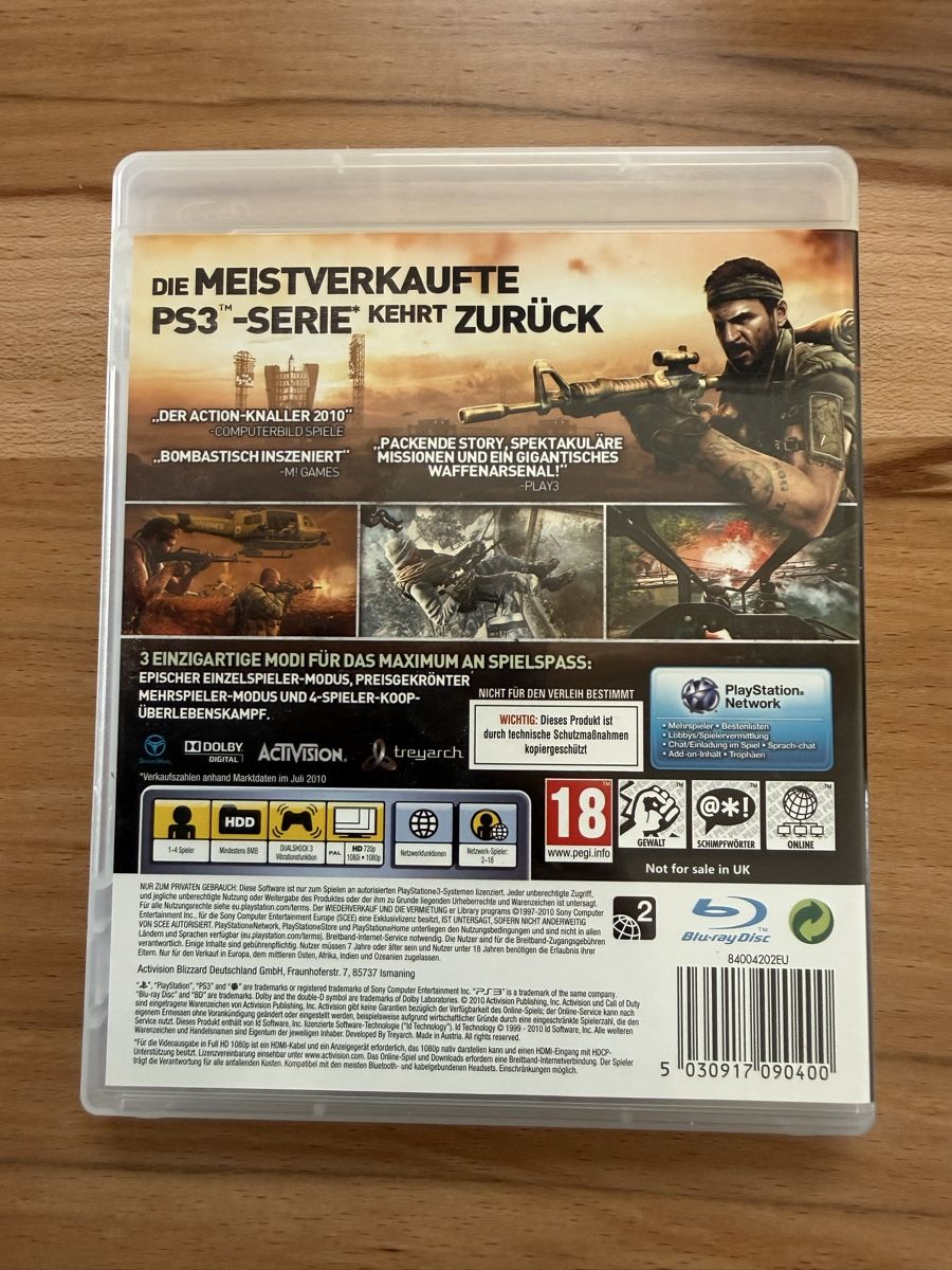Giochi: PS3-Game Call of duty Black Ops – Usato da Grenchen venduto da Bastet007 1